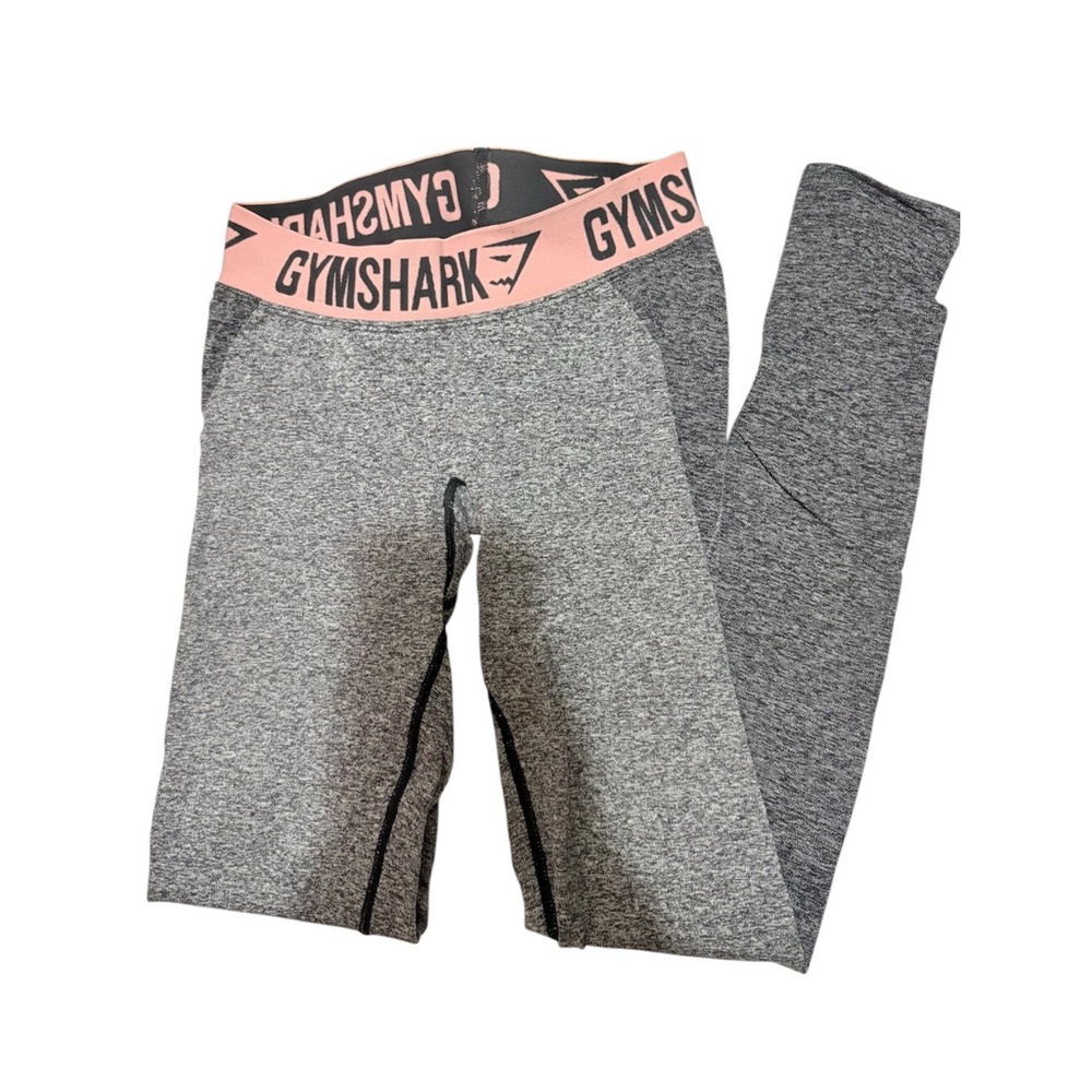 Gymshark Gray and Pink Leggings Performance Wear